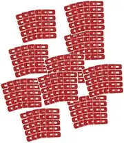 POFET 50pcs Red Disposable Peel Off Tape Nail Art Spill Proof Skin Barrier Polish Protector Cover Guard