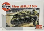 Airfix 01306 1:72 75mm Assault Gun Tank Plastic Model Kit 100% Complete NEW B