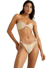 [RVCA] Ripple And Twist Skimpy Bikini Bottoms in Sunrise