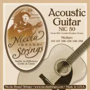 Nicola NIC-50 Phosphor Bronze Acoustic Guitar Strings; gauges 13-58