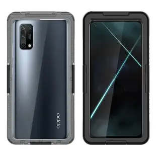 oppo手機殼 防摔手機殼 oppo k7x手機殻防水oppo三防全包密封遊泳雨天騎手外賣套 IFDG