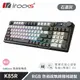 iRocks 艾芮克 K85R 石墨灰 RGB 熱插拔無線機械式鍵盤 莓紅軸