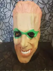 Vintage 1995 Rare Batman Forever RIDDLER Halloween Mask DC Comics Super Villan