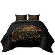 Bronze American Bald Eagle Coverlet