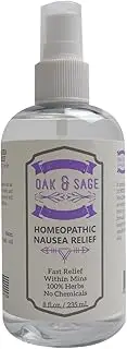 Homeopathic Nausea Relief - Unscented - 8oz - 100% Herbs, No Alcohol, No Chemicals