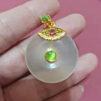 在飛比找蝦皮購物優惠-白玉髓平安扣墜子（29.6mm）