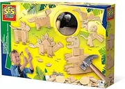 SES Creative 00942 Dinosaur Woodwork Kit, Multi-Colour, Medium
