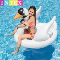 在飛比找momo購物網優惠-【寶盒百貨】INTEX 小天鵝坐騎水上充氣坐騎 充氣浮排(水