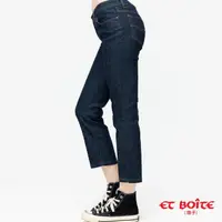 在飛比找momo購物網優惠-【BLUE WAY】女裝 超低腰八分褲 牛仔褲-ET BOi