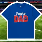 Western Bulldogs Mens Footy Dad Tee