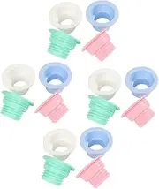 [SHINEOFI] 1set Bathroom Drain Hose Seal Rings Durable Plug for Washing Machine Sink and Bathroom Use Odor Resistant Easy to Clean Sealing Random Color 20pcs