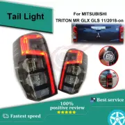 Smoked Black Tail lights LED For MITSUBISHI TRITON MR 11/2018-ON