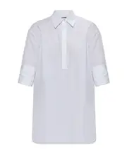 Jil Sander Friday Drop Shoulder Shirt DE36,DE34,DE32,DE40,DE38 white