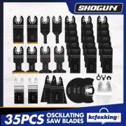 35PCS Oscillating Multi Tool Saw Blades Cutter For Fein Dewalt Ryobi Porter