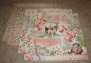 Graphic 45 Double-Sided12x12 Papers(4) ~ Jungle Wild and Free