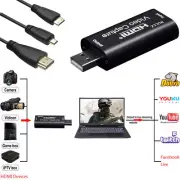 Mini Micro HDMI Camera PS4 PC Game Record USB Video Capture Card Live Streaming
