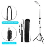 Portable LED Work Lights with Stand Telescoping Tripod Outdoor Light Powered New