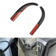 FIT JEEP WRANGLER JK 07-17 WATER RAIN DIVERTER GUARD SLOT GUTTER EXTENSION ABS (for: Jeep)