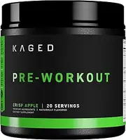PRE-KAGED Pre Workout Powder – Krisp Apple Flavor – 621 Grams – L-Citruline + Creatine HCL – Enhance Energy + Focus + Extreme Workout Intensity*