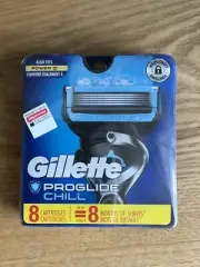 Gillette ProGlide Chill Men's Razor Blades, 8 Blade Refills - NEW VERSION