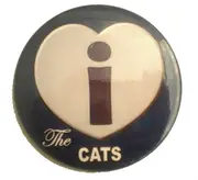 Geelong Cats AFL * I Love ( Heart) The Cats * Supporter Badge