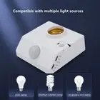 Detector Wall Lamp Holder Bulb Socket Adapter E27 LED lamp Base lamp Holder