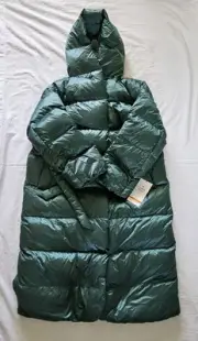 Lululemon Insulated Long Blanket Wrap MEFO Medium Forest Green Women's Size 8