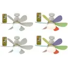 Ceiling Fan with Light Light Bulb Fan Remote Control for Living Room Bedroom