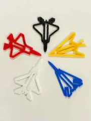 Jet Fighter Paper Clips - Black or white pack of 5