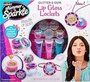 Cra-Z-Art Shimmer N Sparkle Glitter & Gem Lip Gloss Locket DIY Lip Gloss & Accessory Craft Kit for 8+ Years Old Girls