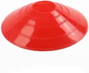 10 Training Discs Soccer Markers Fitness Exercise Sport Cones Rugby Touch Gro...