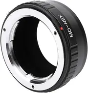 MD- Metal Lens Mount Adapter Ring M l Focus Compat with MD-Mount Lens to Mount Mirrorl Cameras Black One Size