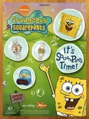 2005 Spongebob Squarepants Clocks/Watches Print Ad/Poster Nickelodeon Pop Art