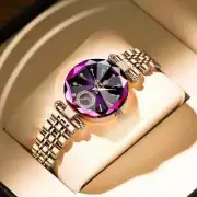 Reloj De Pulsera De Cuarzo Para Mujeres Joya Lujo Marca Suiza Resistente Al Agua