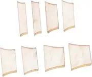 TOGEVAL Electric Guitar Accessories Kit Fretboard Parts Trapezoid Inlay Shells for Bass Acoustic Guitars