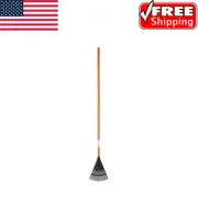 Expert Gardener 8-Inch Wood & Poly Shrub Leaf Rake.