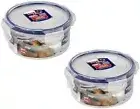 2 X Lock & Lock Round Food Container 300ml(10.1oz)