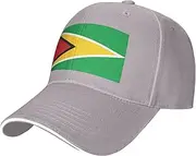 [SSIULUS] Flag of Guyana Casquette Cap Hats,Trucker,Baseball Cap with Snapback,Perfect for Summer,Golf