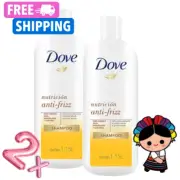 DOVE Shampoo Nutricion Anti Frizz 1.1 Lt / 37.19 oz (each) 2 count