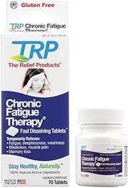 The Relief Products Chronic Fatigue Therapy Fast Dissolving Tablets for Fatigue, Weakness, Tiredness, CFS 70 Ct, 70 Count
