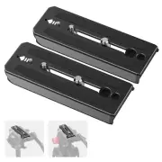 Neewer 2Pack 501PL Tripod Fluid Head QR Plate for Manfrotto MVH500AH 502AH GM001