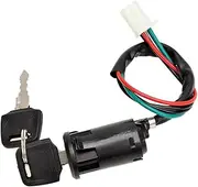 Ignition Key Switches for 50cc 70cc 90cc 110cc 125cc Quad ATV Dirt Motorcycle Ignition Switch 4 Pin Ignition Key Switch Electric Start ATV Key Ignition Barrel Key Switch