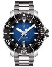 [Tissot] Seastar 2000 Professional Powermatic 80 T1206071104101 Automatic Watch Blue
