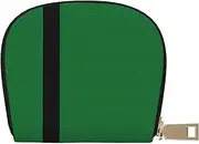[EdWal] Flag of The Sultanate of Delhi Print Card Holder Unisex Credit Card Case for Men and Women Leather Card Holder, Slim Business Card, White, One Size