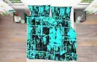 3D Blue Retro ZHUA4590 Bed Pillowcases Quilt Duvet Cover Set Queen King Zoe