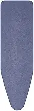 Brabantia 8mm Thick Underlay Ironing Board Cover (B Board/Denim Blue) Heat-Resistant, Non-Slip, Cord Fastener