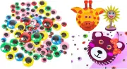 200 Pcs Googly Eyes Self Adhesive Wiggle Eyes for DIY, Multi Colors and Sizes Cr