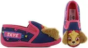 [Leomil] Paw Patrol Girls' 3D Slippers, Plush Slippers with Skye Motif, Non-Slip, Comfortable, EU 24-30