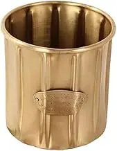 Ice Buckets Handmade Brass Ice Cube Bucket Storage Bucket Red Wine Bucket Light Luxury Desktop Home Decorative Ornament Beer, Drinks and Wine Cooler