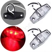 Pack of 2 Mini Sealed Side Marker Identification Light for Trailer Truck 2.5''